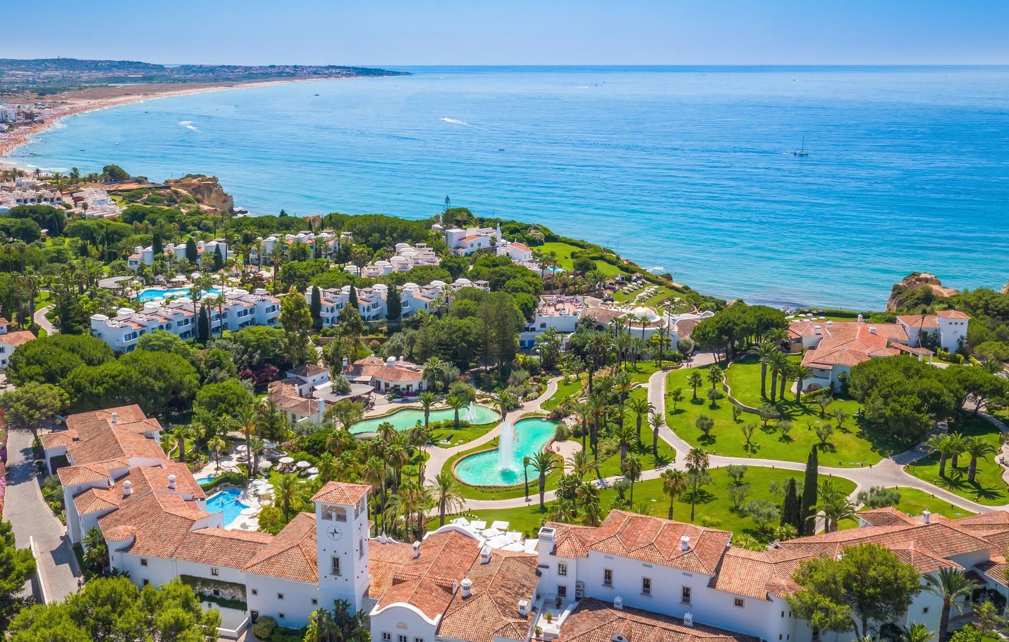 Vila Vita Parc Armacao de Pera Ngoại thất bức ảnh Aerial view of Quinta do Lago
